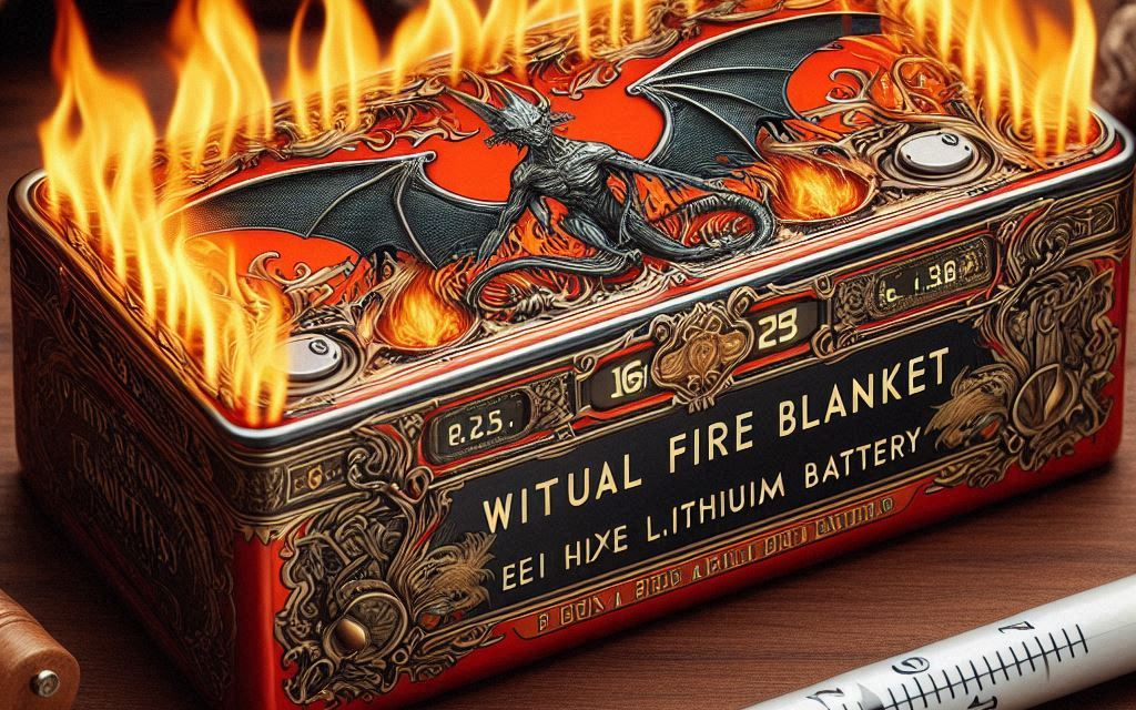 will a regular fire blanket work on lithium ion battery