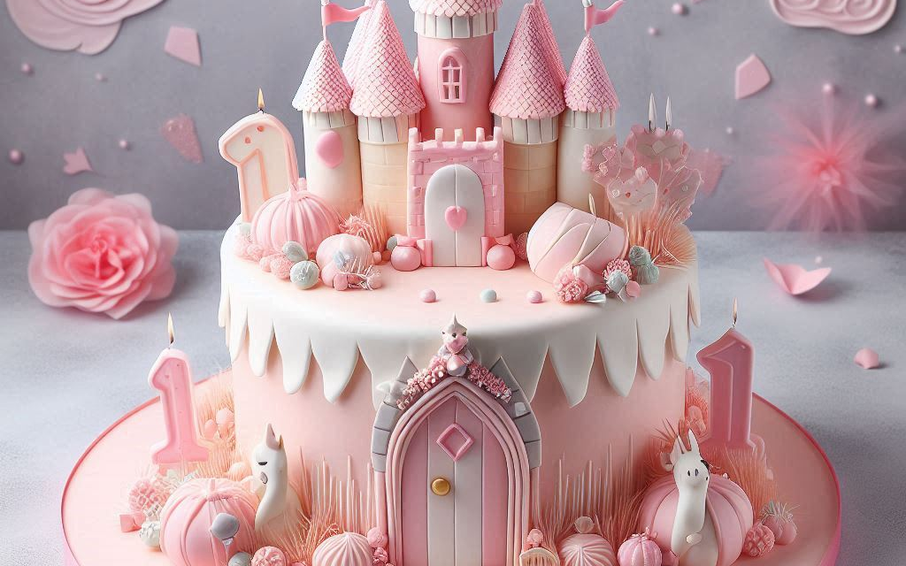 unique birthday cake for baby girl