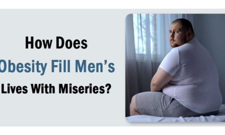 How does obesity fill men’s lives with miseries?